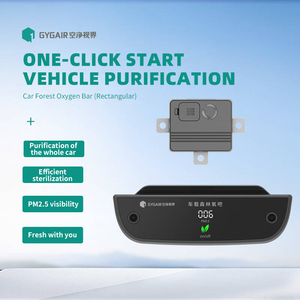 Purificateurs d'air portables en ABS avec capteur PM2.5, purificateur d'air intelligent automatique pour voiture, purificateur de voiture - Product Image 2
