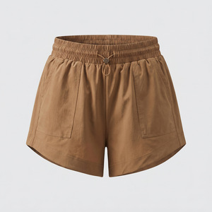 Shorts de course légers 2-en-1 pour femmes <span class=keywords><strong>avec</strong></span> doublure intégrée, taille élastique, séchage rapide et poches - Product Image 2
