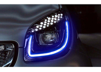 Phares LED modifiés pour Mercedes-Benz Smart, phares LED DRL, clignotants, feux de route, 12V