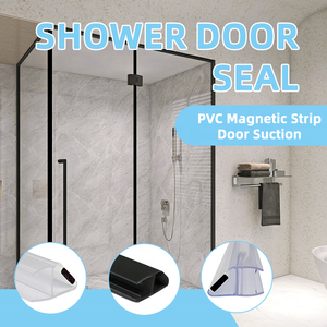Venta caliente sello de <span class=keywords><strong>ducha</strong></span> tira de sellado de puerta de PVC suave con <span class=keywords><strong>perfil</strong></span> transparente de plástico de extrusión H - Product Image 3