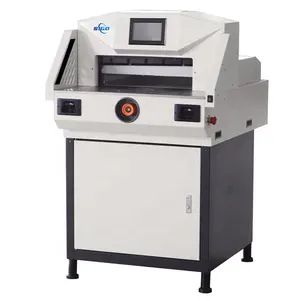 4908B guillotina cortadora de papel de 490mm máquina de corte con pantalla táctil