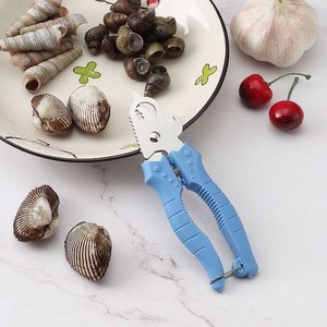 Cortador de caracoles de acero inoxidable, herramienta multifuncional para mariscos, resistente, con mango antideslizante para abrir mariscos - Product Image 1