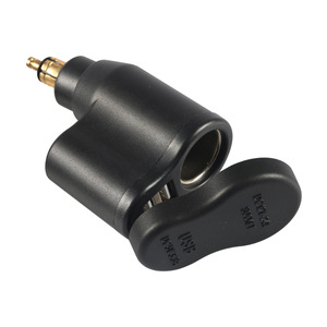Motorcycle Cigarette Lighter <b>Socket</b> <b>12V</b> Dual Usb Charger Plug Waterproof For Retrofit Upgrade Plastic Material - Product Image 5