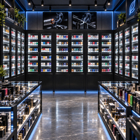 Meuble de présentation pour magasin de tabac, vitrine à poussoirs, étagères à cigarettes, présentoir à tabac, direct usine