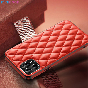 Custodia per cellulare in <span class=keywords><strong>pelle</strong></span> Pu a grana rombica Minibook per <span class=keywords><strong>Iphone</strong></span> 12 custodia per telefono in <span class=keywords><strong>pelle</strong></span> per <span class=keywords><strong>Iphone</strong></span> 12 Pro custodia in <span class=keywords><strong>pelle</strong></span> 12 <span class=keywords><strong>Cover</strong></span> per cellulare - Product Image 4