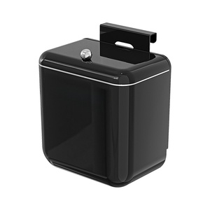 ถังขยะติดผนังในครัวพร้อมฝาปิดสำหรับตะกร้ากระดาษของในบ้าน - Product Image 5