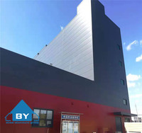 Entrepôt en structure acier imperméable sur mesure, grande portée, bâtiment industriel préfabriqué pour stockage et logistique, garantie 50 ans