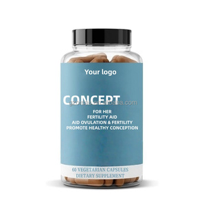 Integratori per la Fertilità Femminile, Vitamine Prenatali per Equilibrio Ormonale e Circolazione, 60 Capsule - Product Image 1