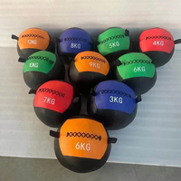 Ballon mural de fitness personnalisé en PU durable de qualité supérieure avec logo pour l'entraînement sportif