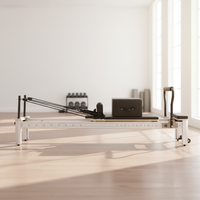 2026 Reformer de Pilates en alliage d'aluminium de qualité supérieure avec rail complet, équipement ultime pour le renforcement du tronc