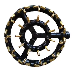 Chorro de Gas quemador para <span class=keywords><strong>Wok</strong></span> chino de boquilla redonda Jet quemador con 44 puntas de latón - Product Image 3