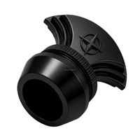 Capuchon de flacon de parfum personnalisé de luxe en alliage de zinc noir |   Couvre-flacon de parfum en métal OEM |   Accessoires d'emballage pour parfums raffinés
