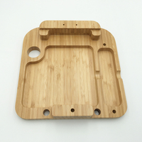 Support d'écran en bois massif, étagère intégrée pour clavier, base rehaussante pour ordinateur de bureau
