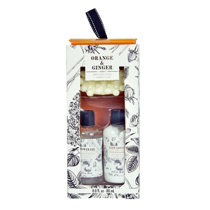 Venta al por mayor caliente Rosa naranja jengibre cuerpo belleza relajación regalo conjunto bebé niña señora San Valentín ducha Gel regalo Conjunto personalizado embalaje - Product Image 3