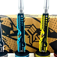 Bestseller Chicha Arabe en Acier Inoxydable et Alliage d'Aluminium Effet Miroir, Kit de Fumée avec Coffret Cadeau, Accessoires YKAP pour Narguilé