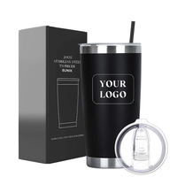 Vaso Térmico Aislado al Vacío de Acero Inoxidable 304 de 20oz OEM con Tapa, Logotipo Personalizado, Revestimiento Ecológico Anticorrosión, Aplicable a Botellas
