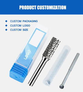 Prezzo di fabbrica di alta qualità SA SF SC SB 6mm 12mm gambo 1/4 pollici doppio taglio rotativo bava carburo di tungsteno bava - Product Image 6