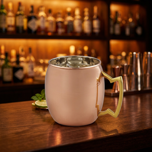 Taza Moscow Mule de Cobre de Doble Pared con Asa Aislada, Gran Capacidad, Personalizable por Sublimación, para Hogar, Oficina, Hogar Indio - Product Image 3