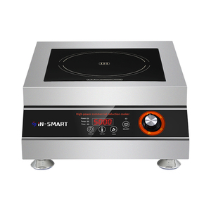 เตาแม่เหล็กไฟฟ้าเชิงพาณิชย์แบบเว้าหรือแบบแบน 3500w/5000w กำลังไฟสูง สำหรับร้านอาหาร เตาปรุงอาหารแบบแผ่นร้อน - Product Image 6