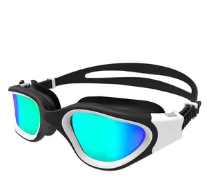 Occhiali da nuoto popolari all'ingrosso occhiali sportivi occhiali antiappannamento protezione UV dell'obiettivo colorato per uomo donna bambini