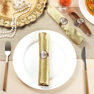 Anillos para Servilletas Havana de 4.5cm, Diseño Vintage de Papel, Accesorio Decorativo para Mesa de Fiesta - Product Image 1