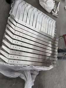 Barandilla <span class=keywords><strong>de</strong></span> <span class=keywords><strong>Acero</strong></span> <span class=keywords><strong>Inoxidable</strong></span> para Interiores y Exteriores, Columna <span class=keywords><strong>de</strong></span> Balaustrada para Escaleras, Barandilla Cuadrada <span class=keywords><strong>de</strong></span> Vidrio Templado para Terraza - Product Image 5