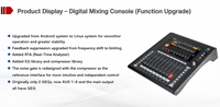 Console de mixage numérique professionnelle pour DJ, mixeur audio multicanal haute puissance pour scène, fête, spectacle en direct
