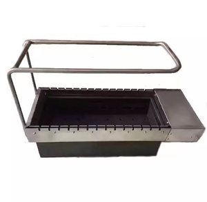 Calefacción de carbón de acero inoxidable, calefacción eléctrica, parrilla de barbacoa con tapa automática, horno exterior para uso doméstico, máquina de barbacoa - Product Image 4