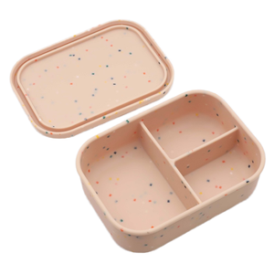 Loncheras Bento de Silicona de Grado Alimenticio de Alta Calidad DZ, Aptas para Microondas, con 3 Compartimentos, Contenedor de Almuerzo Portátil para Niños y Recién Nacidos - Product Image 1