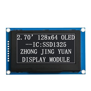 Pantalla OLED Monocromática de 2.7 Pulgadas, Resolución 128x64, Controlador SSD1325, Interfaz SPI, Módulo de Pantalla OLED PCBA - Product Image 2