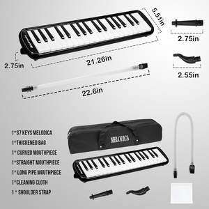 Melódica <span class=keywords><strong>Profesional</strong></span> de 32 Teclas y 37 Teclas al Por Mayor Instrumentos Musicales para Niños de Fácil Aprendizaje - Product Image 2