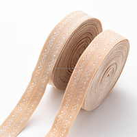Sangle Jacquard Haute Qualité 20mm avec Lettres, Élastique pour Cheveux, Bande Élastique pour Sacs, Prix de Gros, Fabriquée en Spandex/Nylon