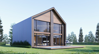 Prix des maisons modulaires de luxe en conteneurs, maisons préfabriquées, maisons modulaires en verre préfabriquées, maisons en conteneurs à deux étages