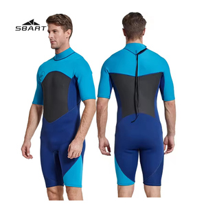 Traje de neopreno corto de 2 mm con cremallera trasera de secado rápido, listo para enviar, envío rápido de verano, traje de neopreno para buceo y surf - Product Image 3