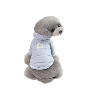 Groothandel Outerwears Stof Katoen Hoodie Jas Luxe Huisdier Kleding Winter Jassen Voor Hond