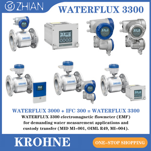 เครื่องวัดการไหล KROHNE เครื่องวัดการไหลแบบแม่เหล็ก IFC 300 DN250 250 มม. 10 นิ้ว WATERFLUX 3300 เซ็นเซอร์วัดการไหล - Product Image 2