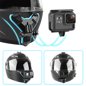 Jingying Attachement de téléphone Action Caméra <span class=keywords><strong>Casque</strong></span> de <span class=keywords><strong>moto</strong></span> Mentonnière Support de montage <span class=keywords><strong>pour</strong></span> <span class=keywords><strong>Go</strong></span> <span class=keywords><strong>Pro</strong></span> 11 10 9 8 7 6 5 - Product Image 2