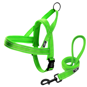 New <strong>Design</strong> Fashion Colored Dog <strong>Harness</strong> Breathable <strong>Puppy</strong> Chest Strap Simple Nylon Widened Reflective Edge Wrapping for Dogs - Product Image 5