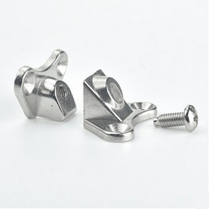 Support d'angle papillon en alliage de zinc épaissi, connecteur d'angle droit pour cloison, quincaillerie trois-en-un - Product Image 4