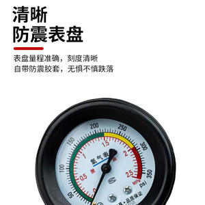 Regulador de Presión de Oxígeno Aoteer Yqy-07 con Manómetro de Diafragma de Cobre 2.5 25 Mpa Rosca Interna Hecho en China - Product Image 4