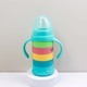 Biberon en verre SS de haute qualité <span class=keywords><strong>Smlie</strong></span> Bear 240ML sans BPA, base antidérapante en silicone, débit rapide, facile à nettoyer, 0-12 mois - Product Image 4