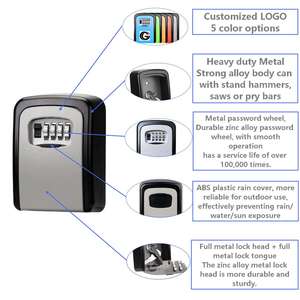 Combinación segura de llave digital con COMBInación de Seguridad Caja de bloqueo de seguridad Llave de caja de casillero - Product Image 6
