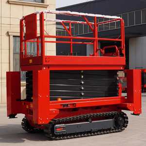 Plataforma Elevadora de Tijera Hidráulica Autopropulsada Pequeña de 20, 30 y 40 Pies con Certificación CE - Product Image 5