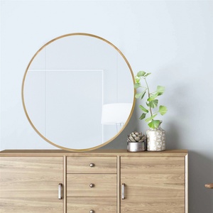 กระจกห้องน้ำทรงกลมทันสมัย กรอบอลูมิเนียมอัลลอยด์ ตกแต่งสไตล์ดั้งเดิม - Product Image 1