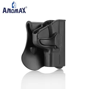 Amomax कस्टम व्यक्तिगत दाहिने हाथ स्मिथ एंड Wesson एम एंड p के लिए प्लास्टिक बंदूक पिस्तौलदान शील्ड. 40 3.1 ", 9mm 3.1"
