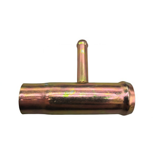 Conector en T de Hierro Zincado para Manguera de Refrigerante del Motor Howo Weichai, Número de Pieza de Repuesto VG1500060045 - Product Image 1