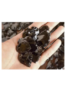 Nouvelle sculpture artisanale en obsidienne noire en forme de cœur, pour la décoration intérieure, les cadeaux et l'artisanat, prix de gros - Product Image 4