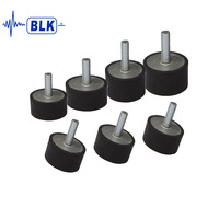 EPDM-Isolateur Anti-Vibration Cylindrique Moteur Tampon en Caoutchouc Pieds Silencieux Bloc Amortisseur