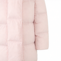 Parka matelassée beige respirante à capuche pour femme, en nylon et coton, chaude pour l'hiver, à manches longues, décontractée, avec cordon de serrage