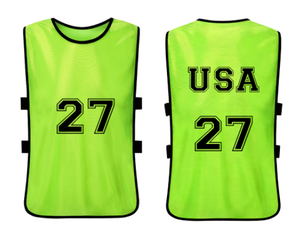 Wholesale Custom Design Football Reversible <b>Bib</b> Player Team Sport Soccer <b>Training</b> Vest <b>Training</b> <b>Bibs</b> F00 - Product Image 2
